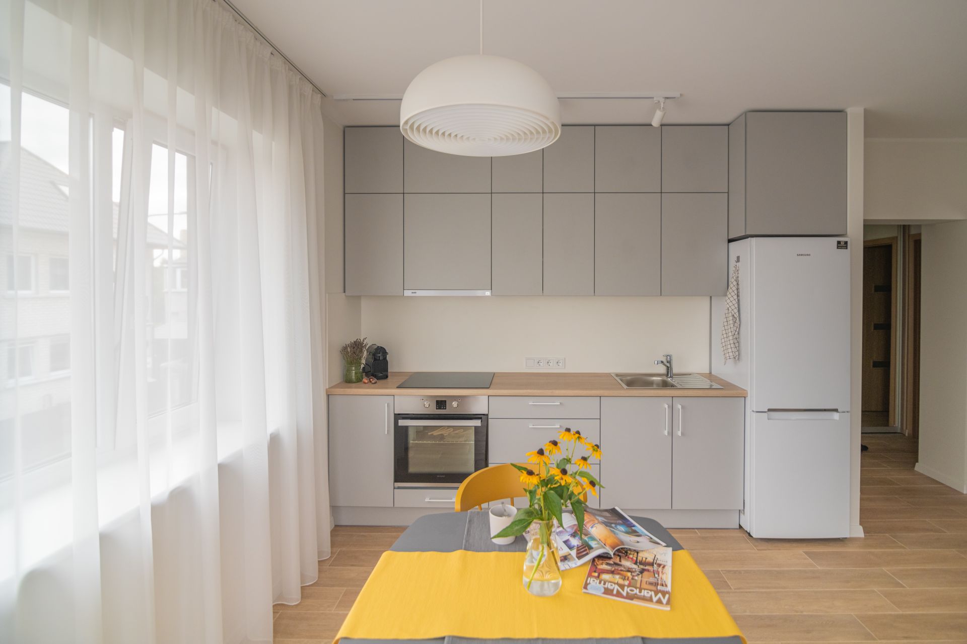 Balcony Apartment Kitchen