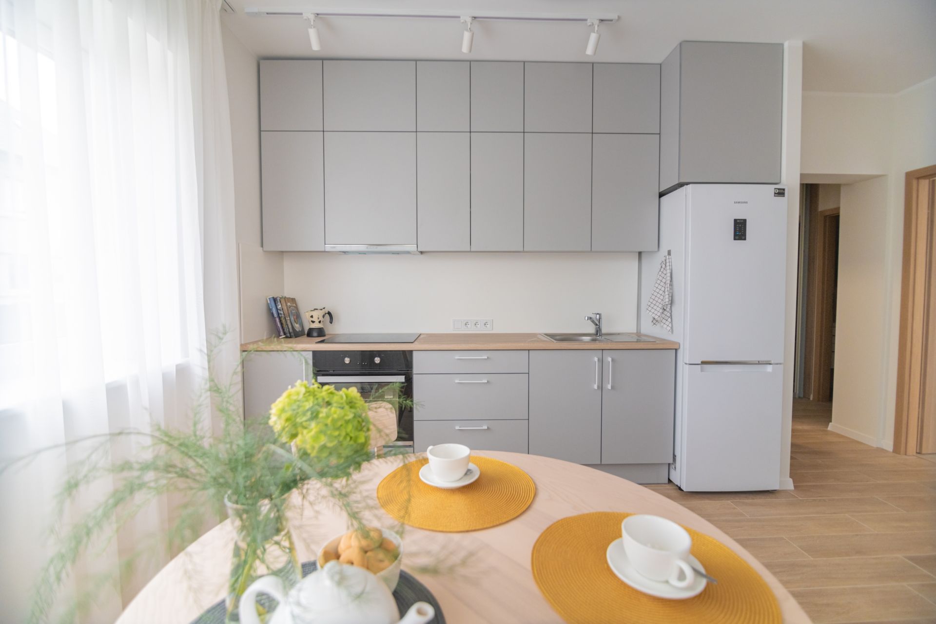 Homey Apartment Kitchen